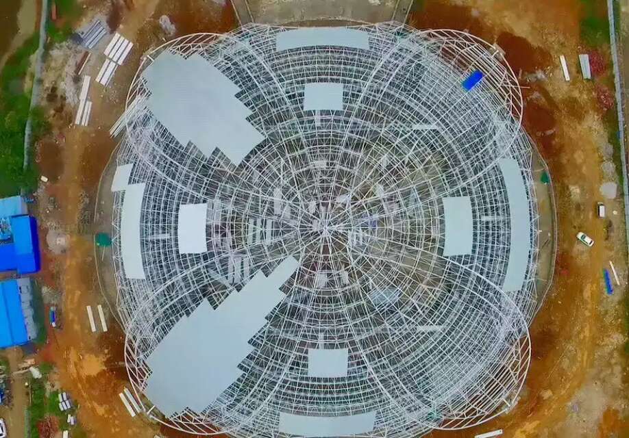 河间体育馆网架